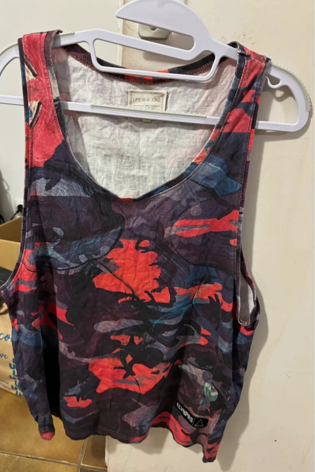 Débardeur imprimé oversize