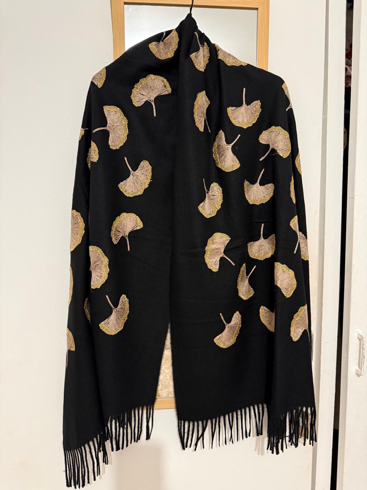 Écharpe cachmere jacquard brodé bohème  – Cachmere – taille Taille unique 6