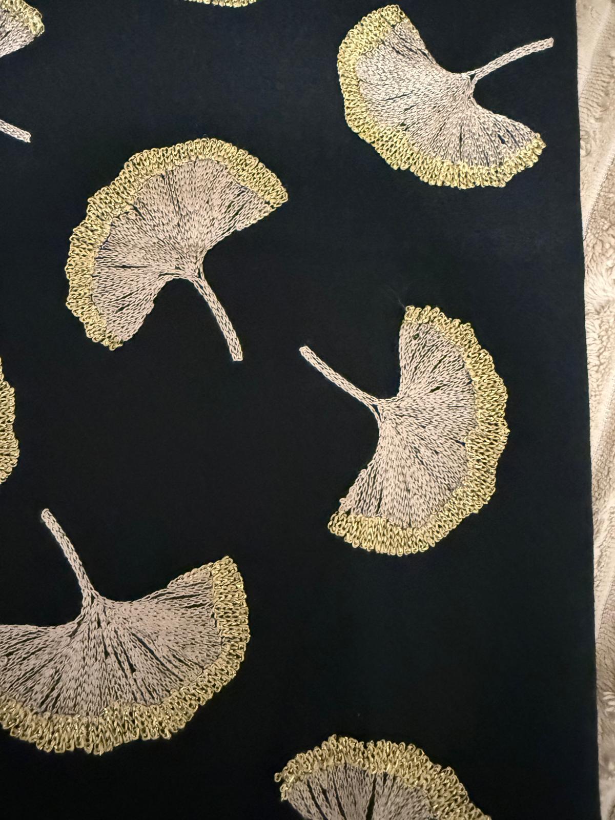 Écharpe cachmere jacquard brodé bohème  – Cachmere – taille Taille unique 8