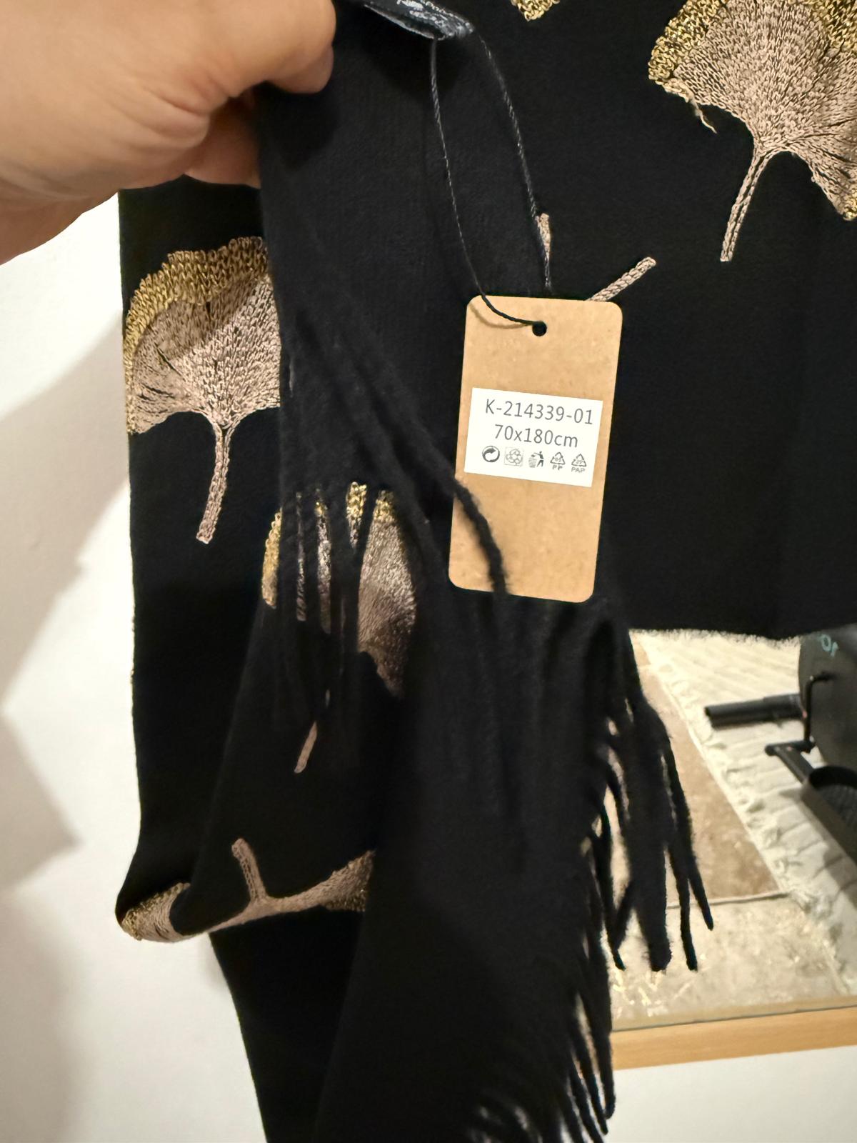 Écharpe cachmere jacquard brodé bohème  – Cachmere – taille Taille unique 5