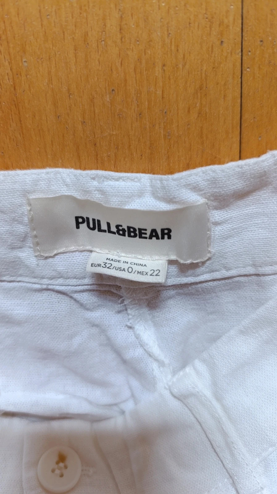 Pantalón corto lino – Pull & Bear – taille XXS / 32 / 4 5