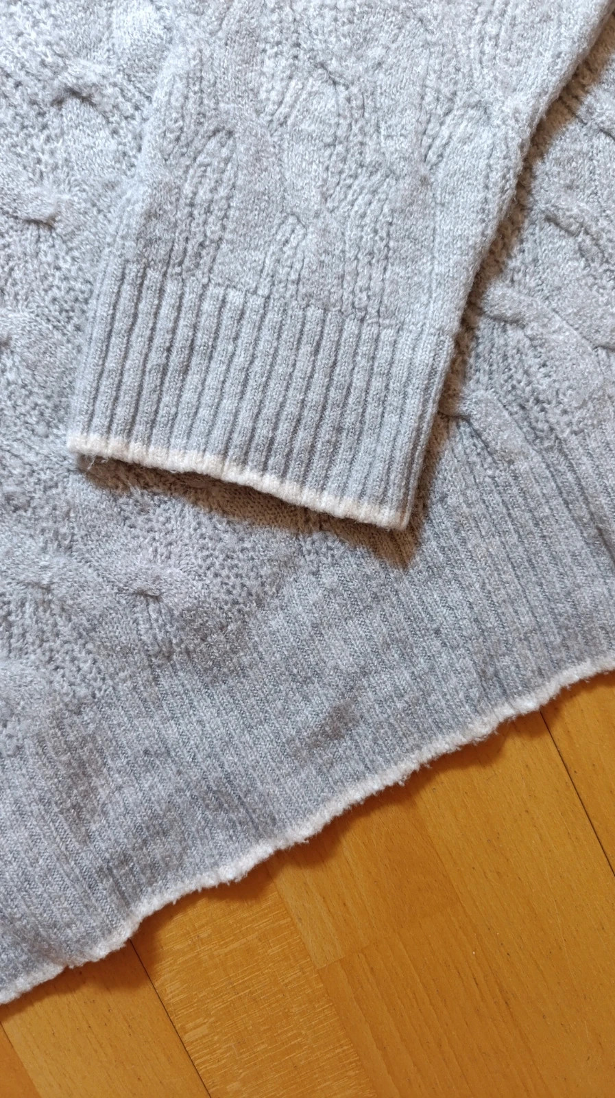 Jersey oversize gris – Stradivarius – taille S / 36 / 8 2