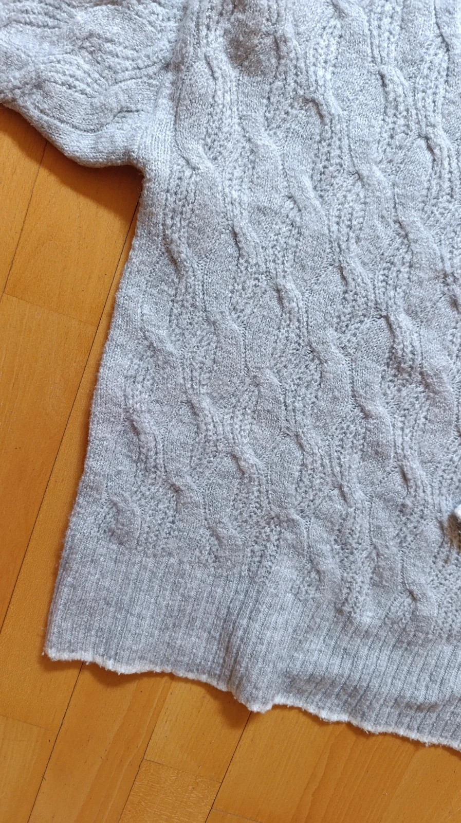 Jersey oversize gris – Stradivarius – taille S / 36 / 8 5