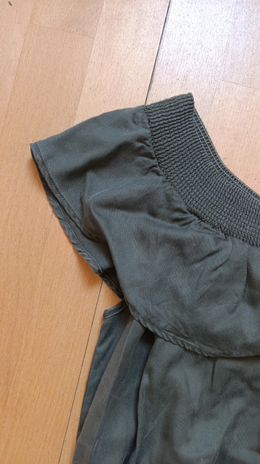 Vestido verde sin hombros – Kiabi – taille L / 40 / 12 2