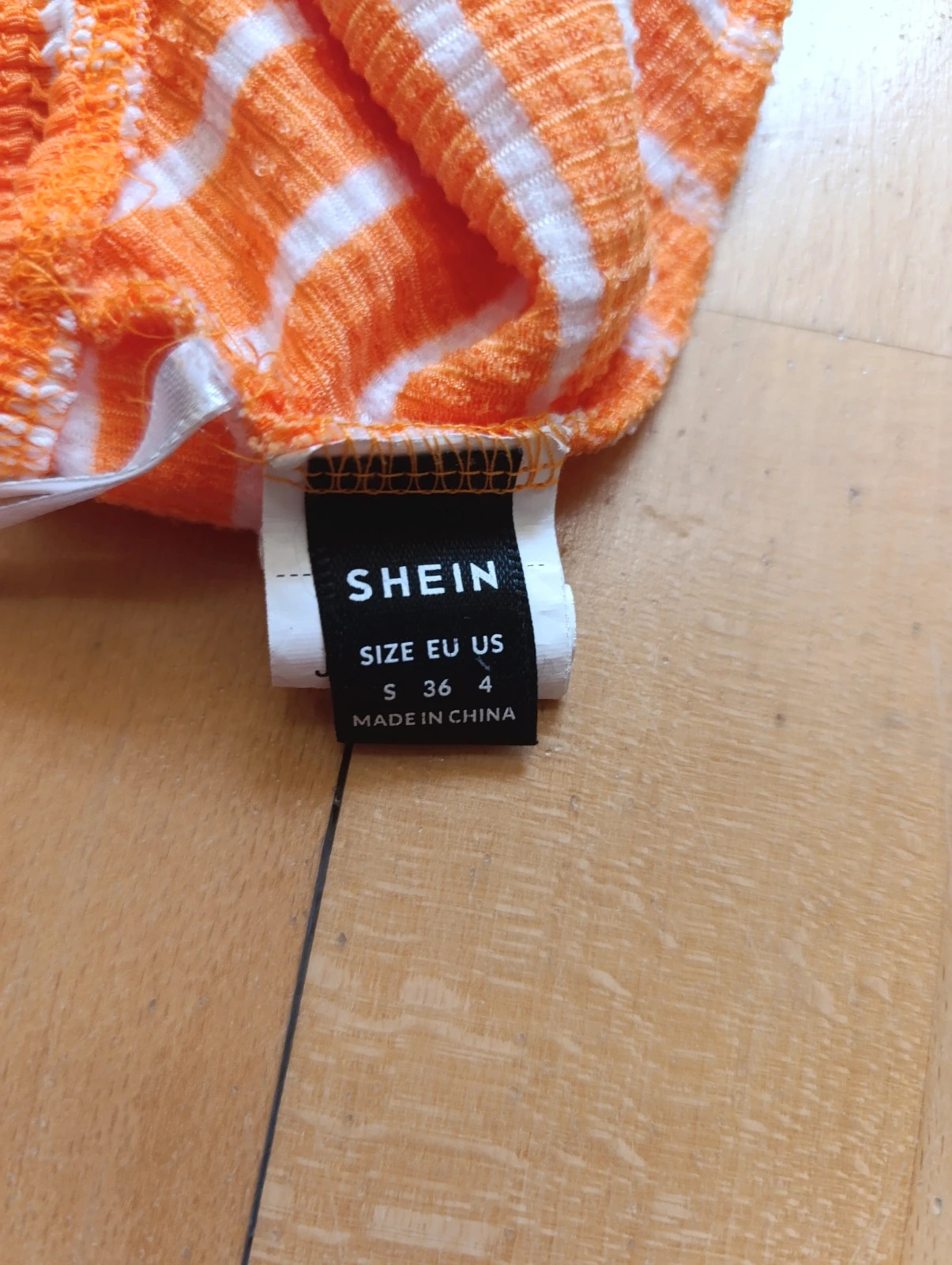 Top banda naranja – Shein – taille S / 36 / 8 3