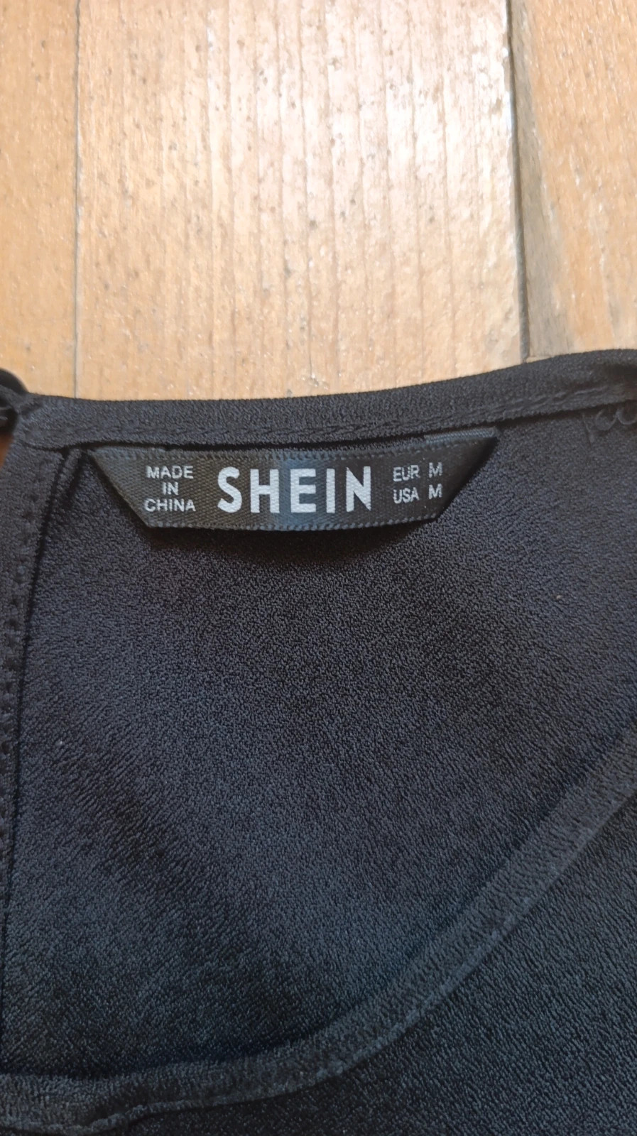 Vestido corto negro – Shein – taille M / 38 / 10 5