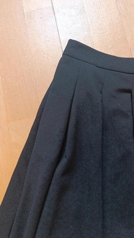 Falda tablas negra – Shein – taille S / 36 / 8 3