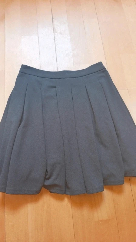 Falda tablas negra – Shein – taille S / 36 / 8