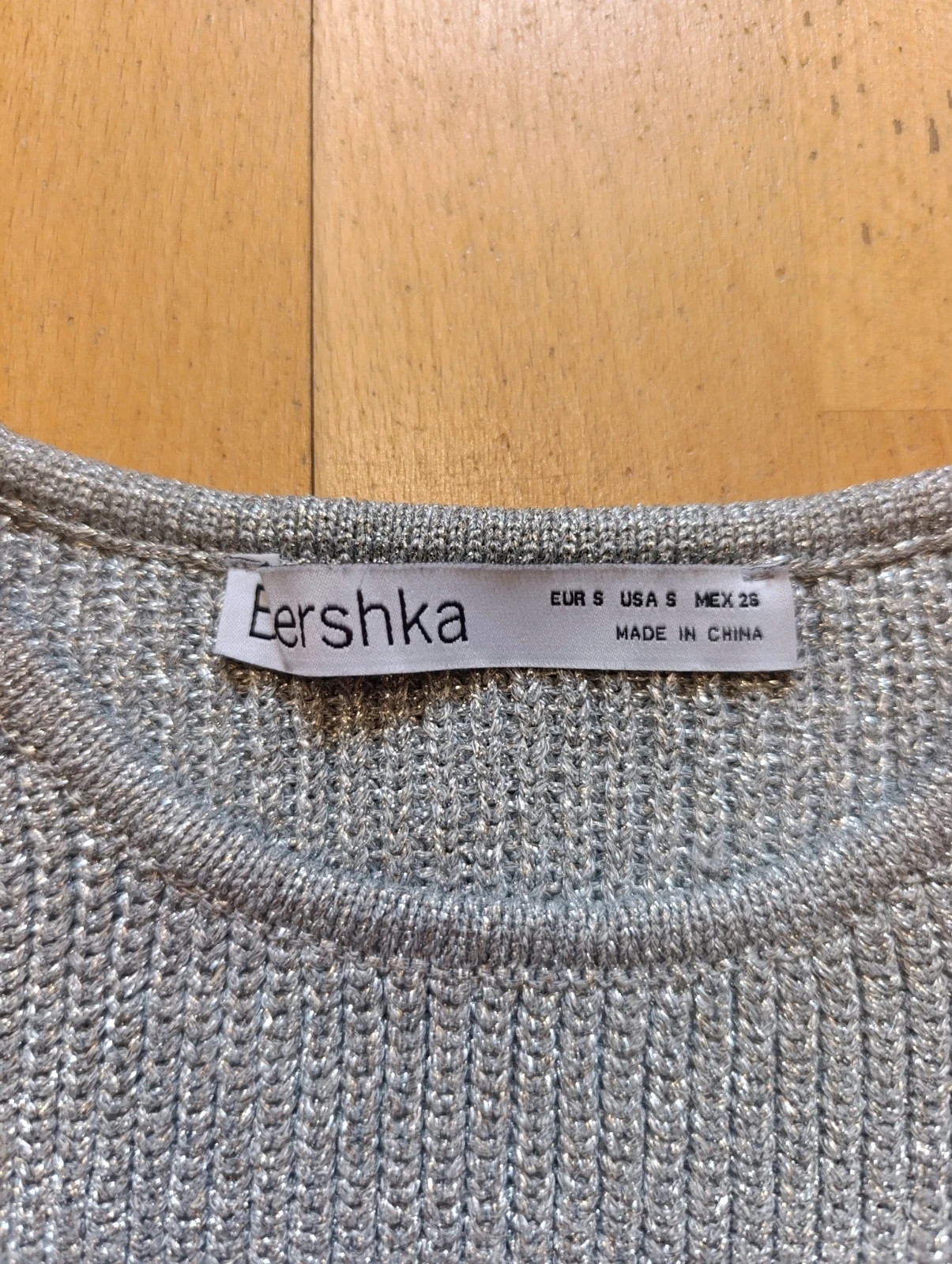 Top plateado fiesta – Bershka – taille S / 36 / 8 4