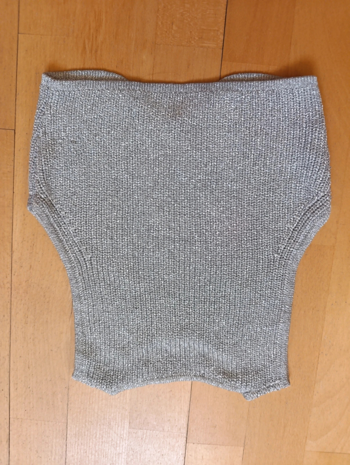 Top plateado fiesta – Bershka – taille S / 36 / 8 5