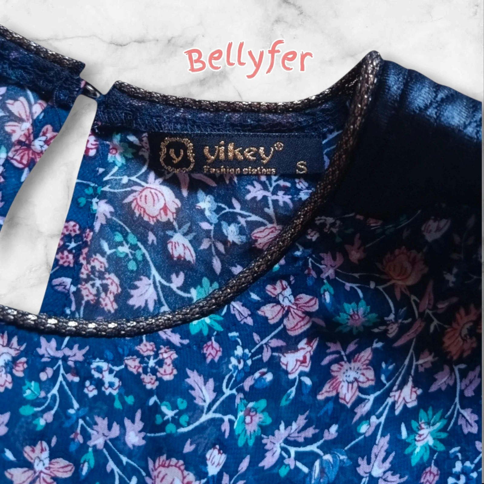 Blusa floral – Yikey – taille S / 36 / 8 2