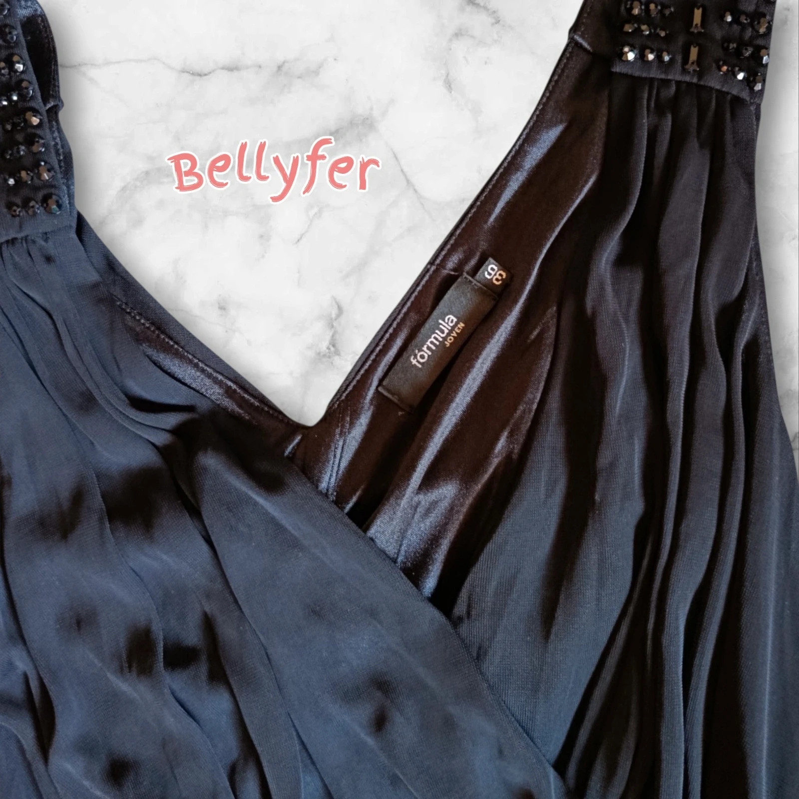 Vestido negro – Fórmula Joven – taille S / 36 / 8 2