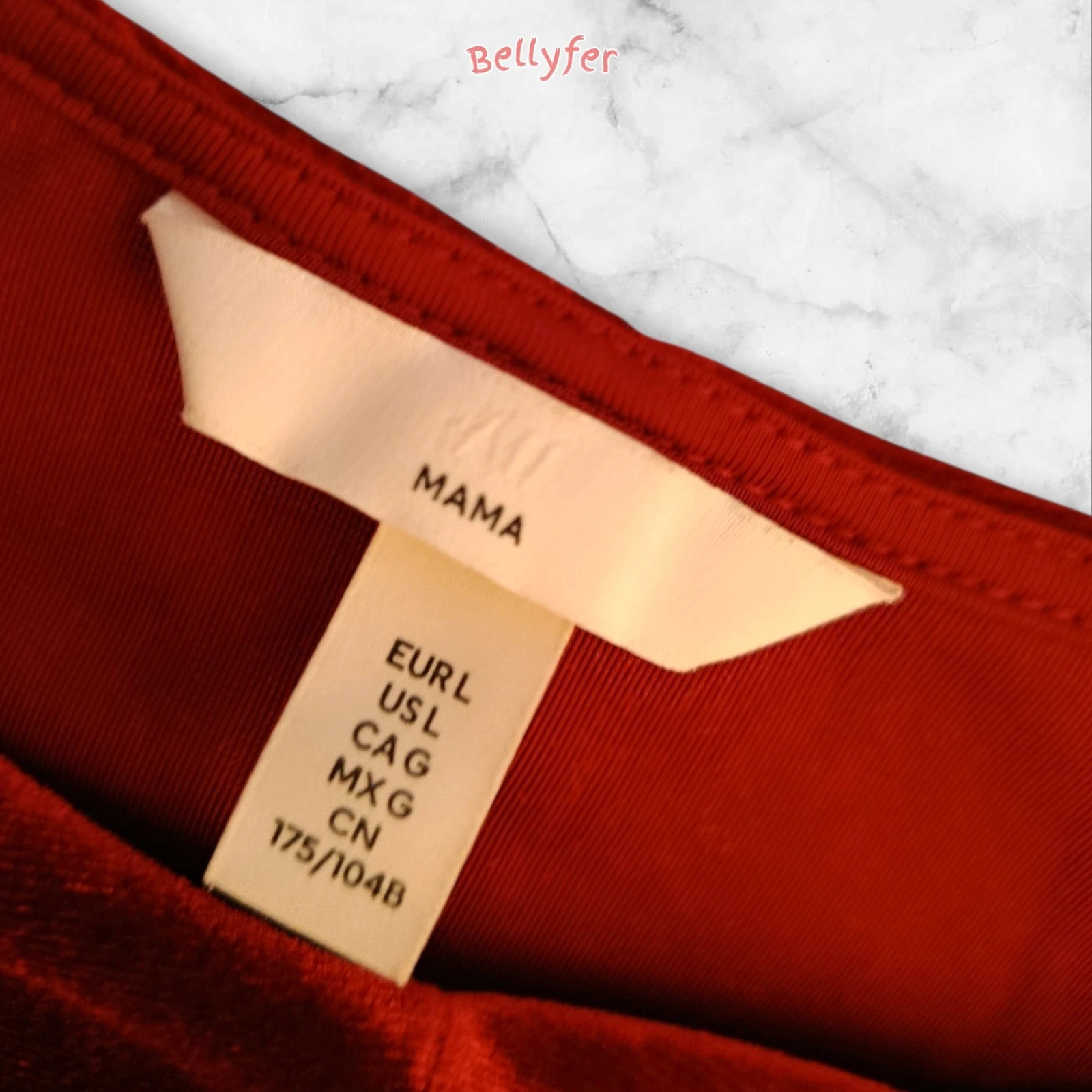 Vestido de terciopelo – H&M Mama – taille L / 40 / 12 2