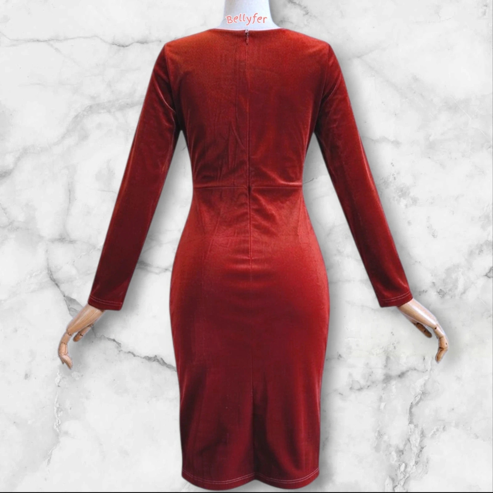 Vestido de terciopelo – H&M Mama – taille L / 40 / 12 3