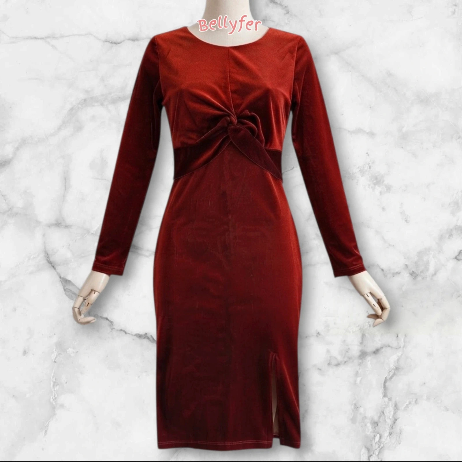 Vestido de terciopelo – H&M Mama – taille L / 40 / 12