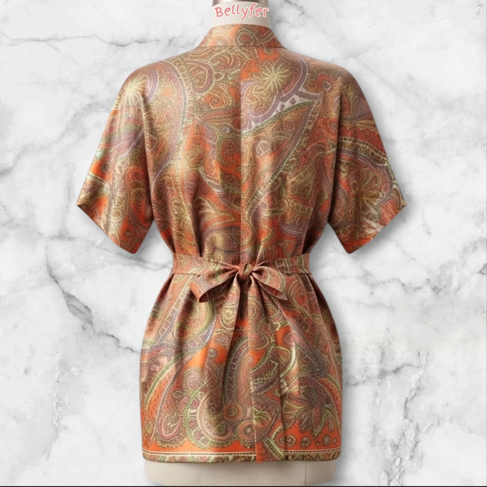 Blusa estilo kimono – Vintage Dressing – taille L / 40 / 12 3