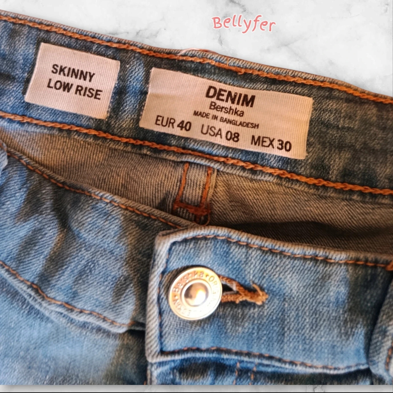 Pantalón vaquero ajustado – Bershka – taille L / 40 / 12 2