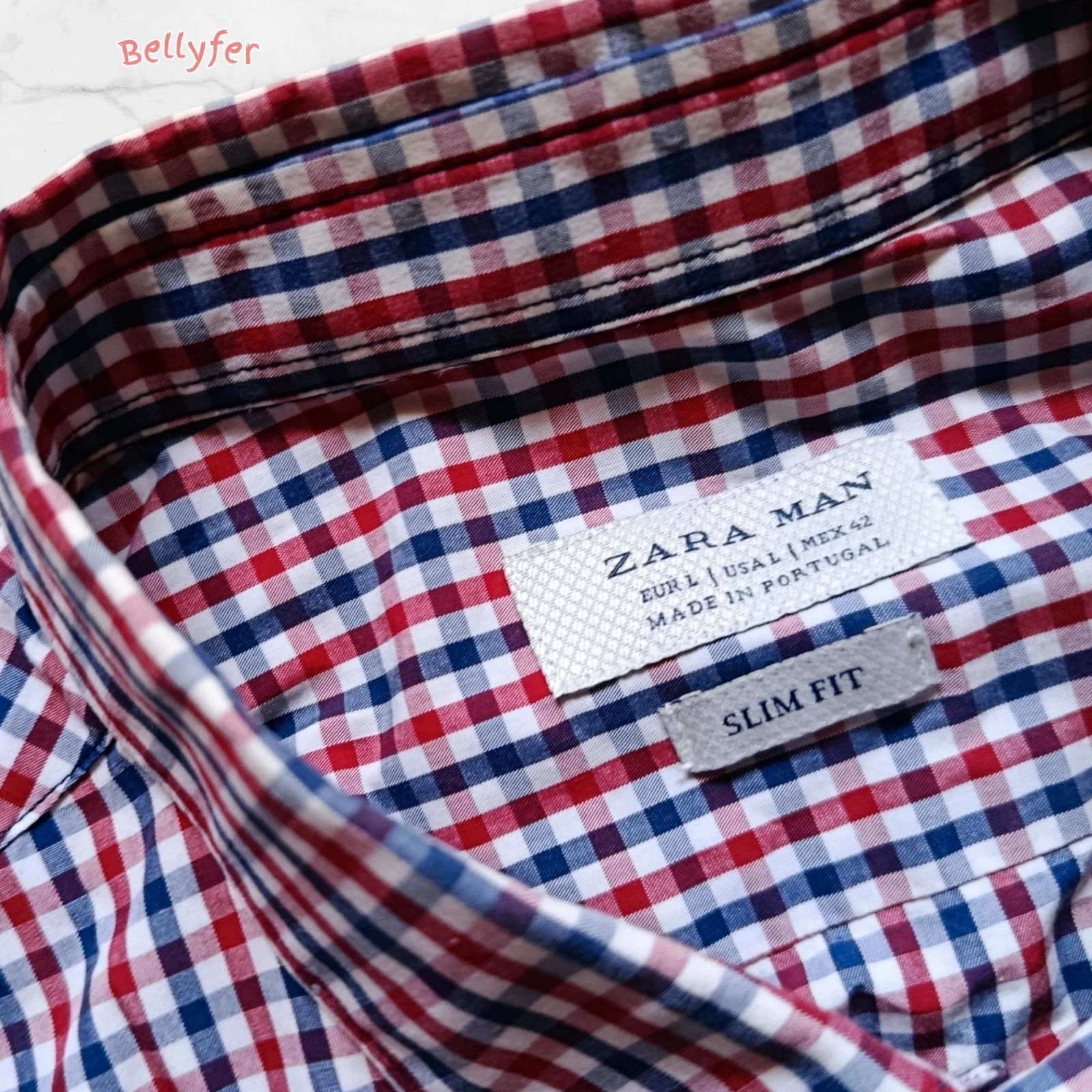 Camisa de cuadros – Zara Man – taille L 2