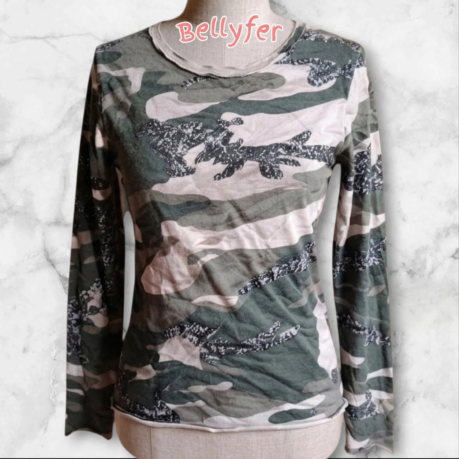 Sudadera estampado militar