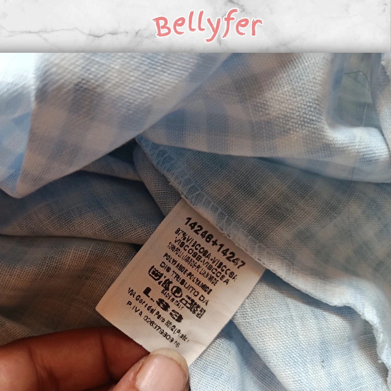 Top con lazo ajustable / halter – M-Made in Italy – taille L / 40 / 12 2