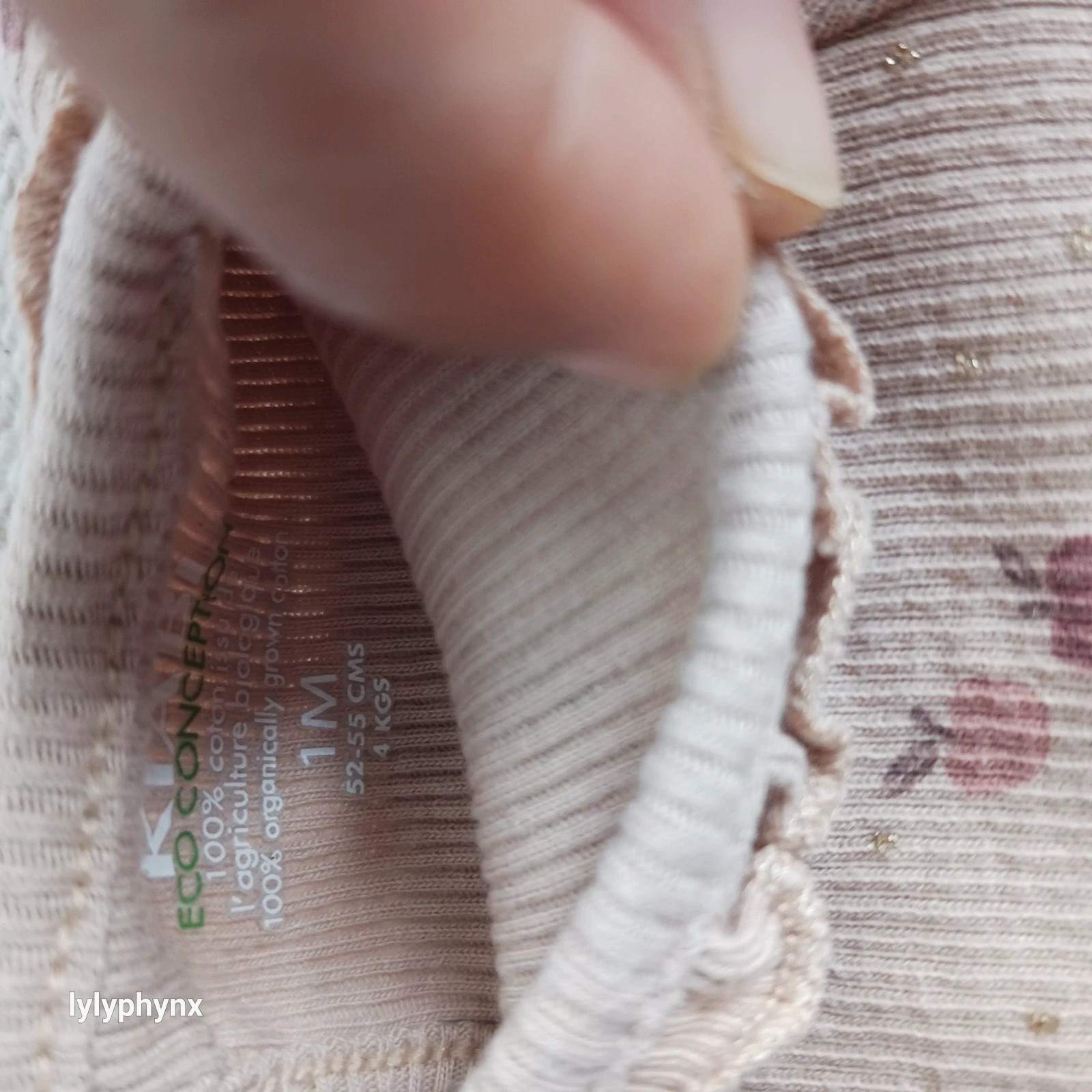 Lot ensembles pyjamas / tenues confort bébé fille - Style Bohème taille 1 à 4 mois – H&M – taille 1-3 mois / 56 cm 3