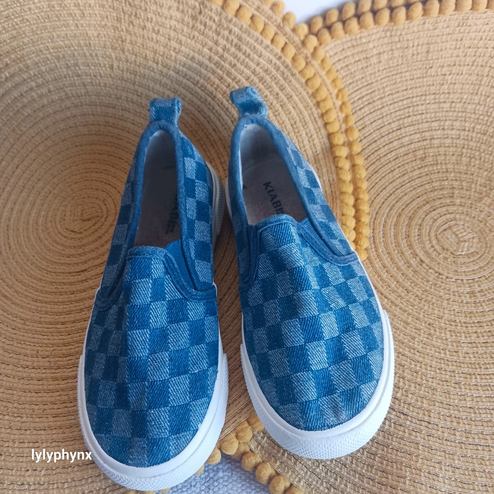 Baskets slip-on Kiabi à damier bleu – Kiabi – taille 29 2