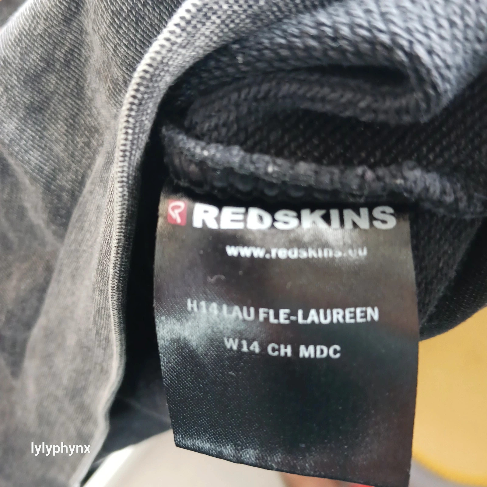 sweat gris délavé Redskins sequins dorés – Redskins – taille M / 38 / 10 3