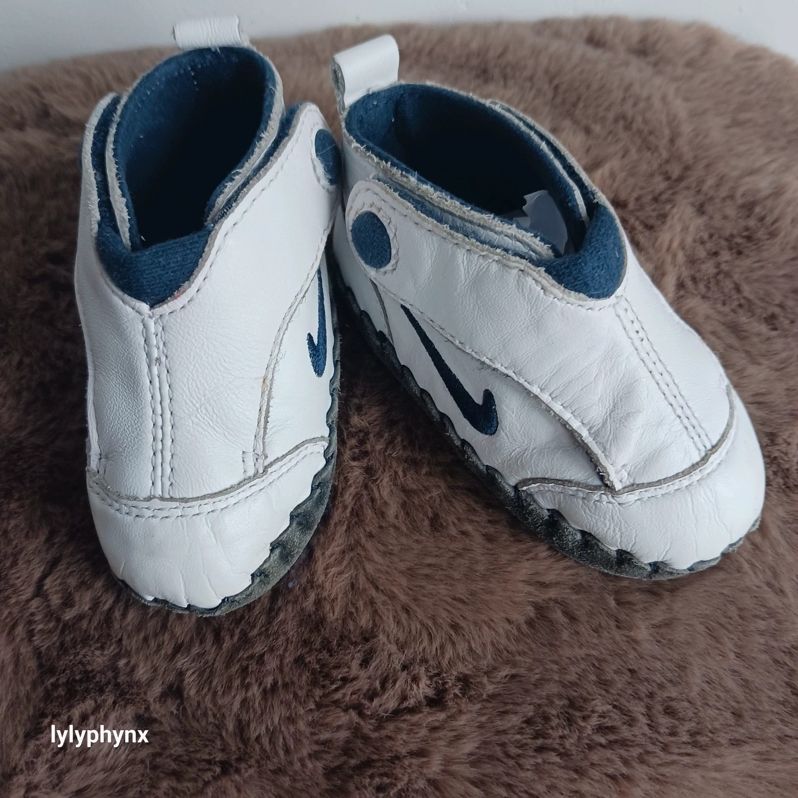 👟 Chaussures bébé Nike blanc et bleu marine – Nike – taille 18 5