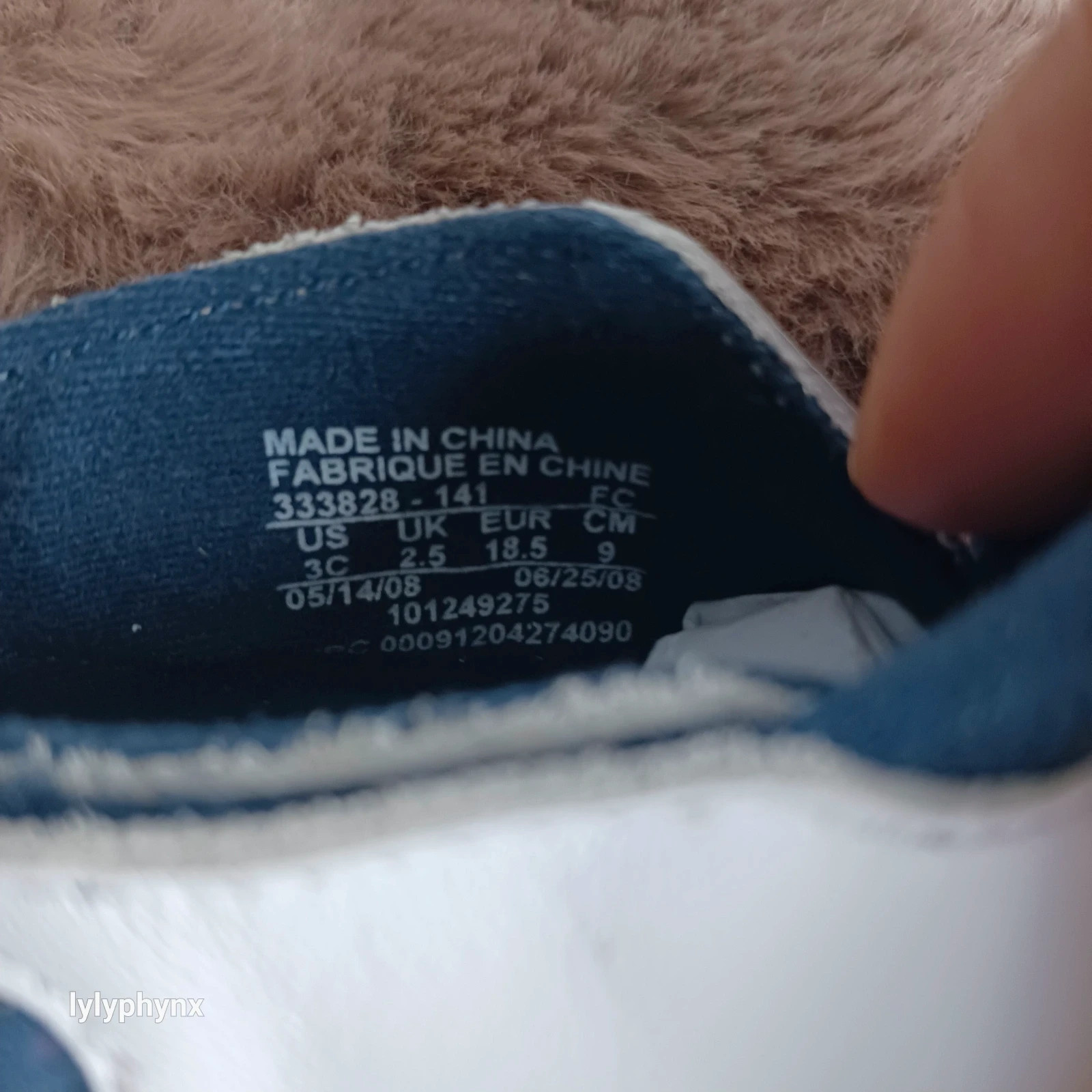 👟 Chaussures bébé Nike blanc et bleu marine – Nike – taille 18 4