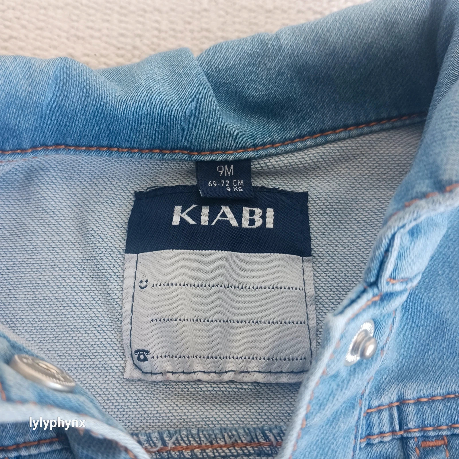 Veste en jean bébé Kiabi - 9 mois – Kiabi – taille 6-9 mois / 68 cm 2