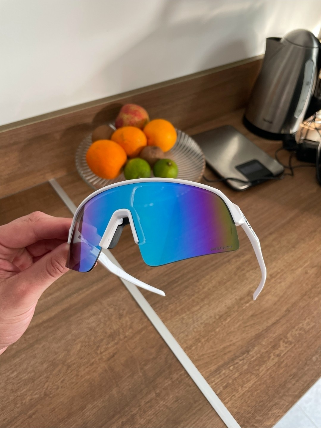 Lunettes de sport verres bleus