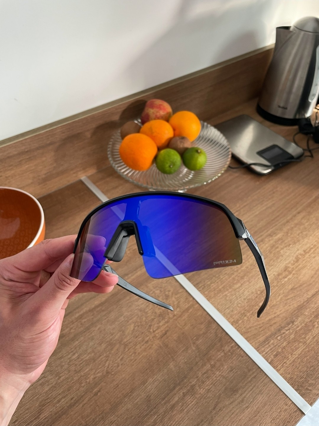 Lunettes de sport verres bleus