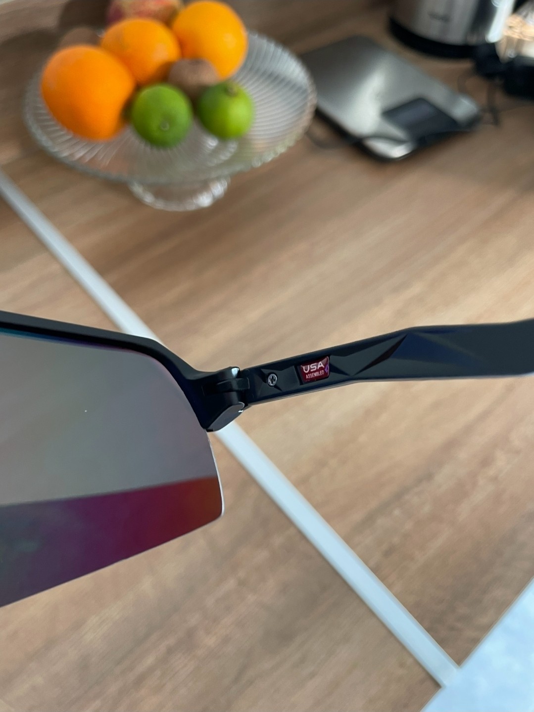 Lunettes de soleil sport miroir jaune 6