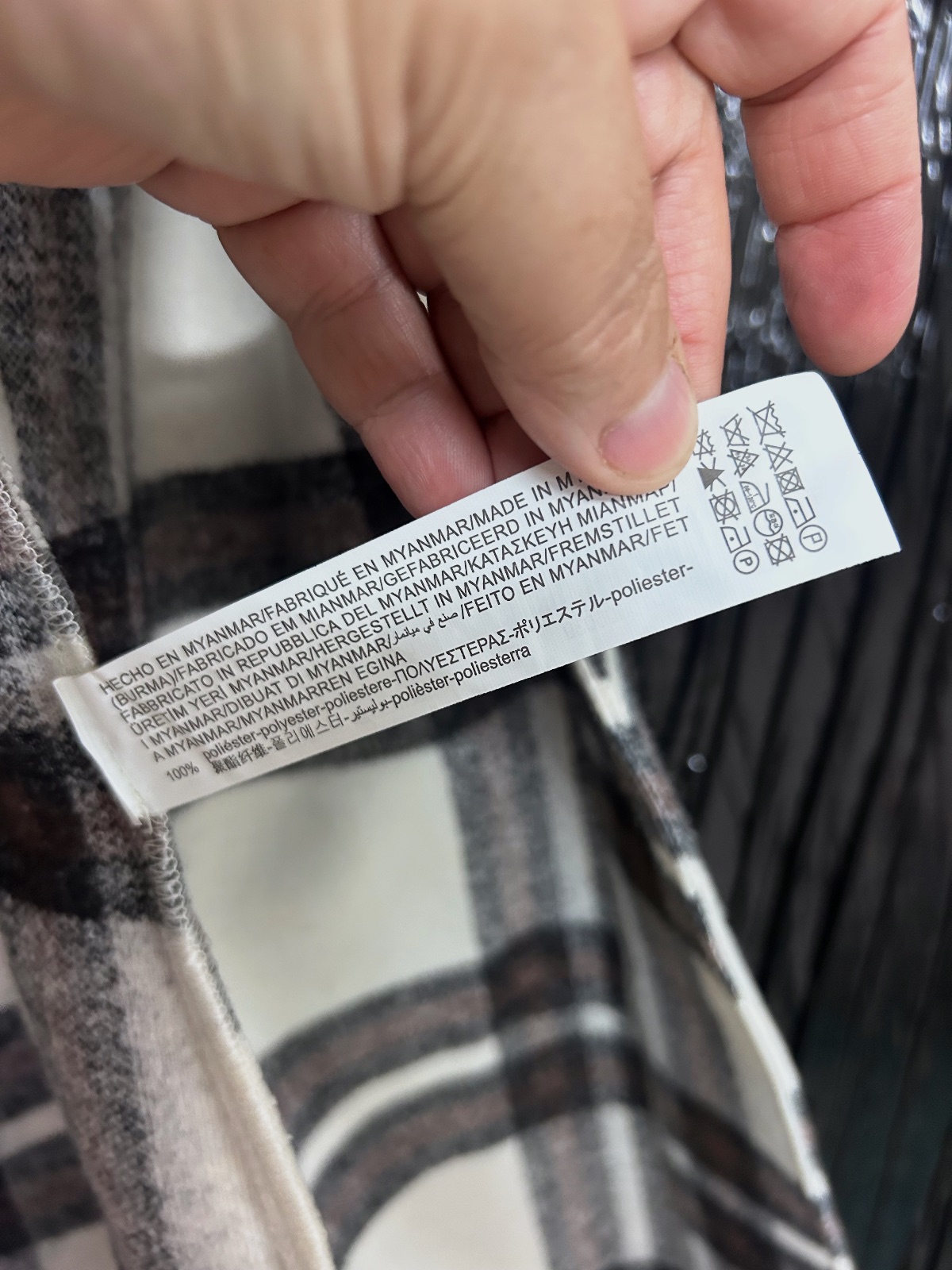 Abrigo de cuadros Stradivarius  – Stradivarius – taille M 5