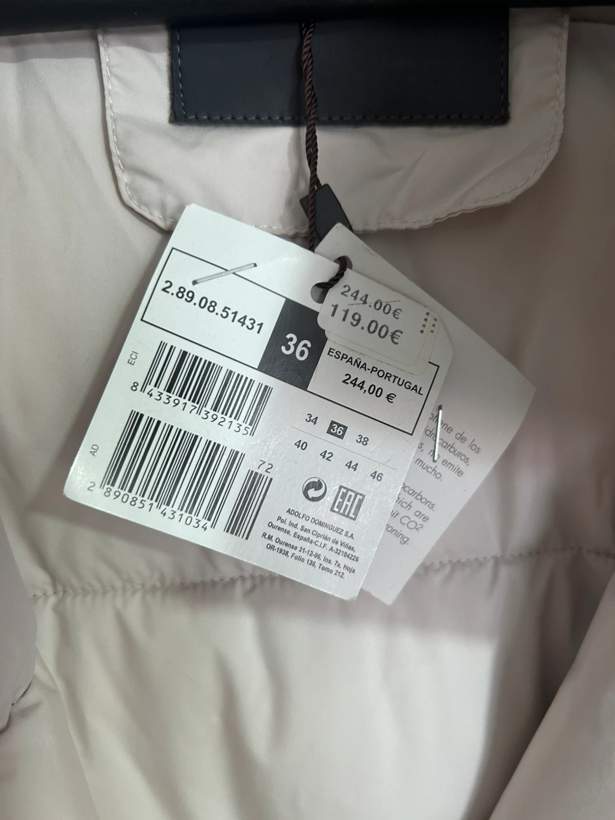 Abrigo Adolfo Domínguez talla 36 – Adolfo Dominguez – taille S / 36 / 8 4