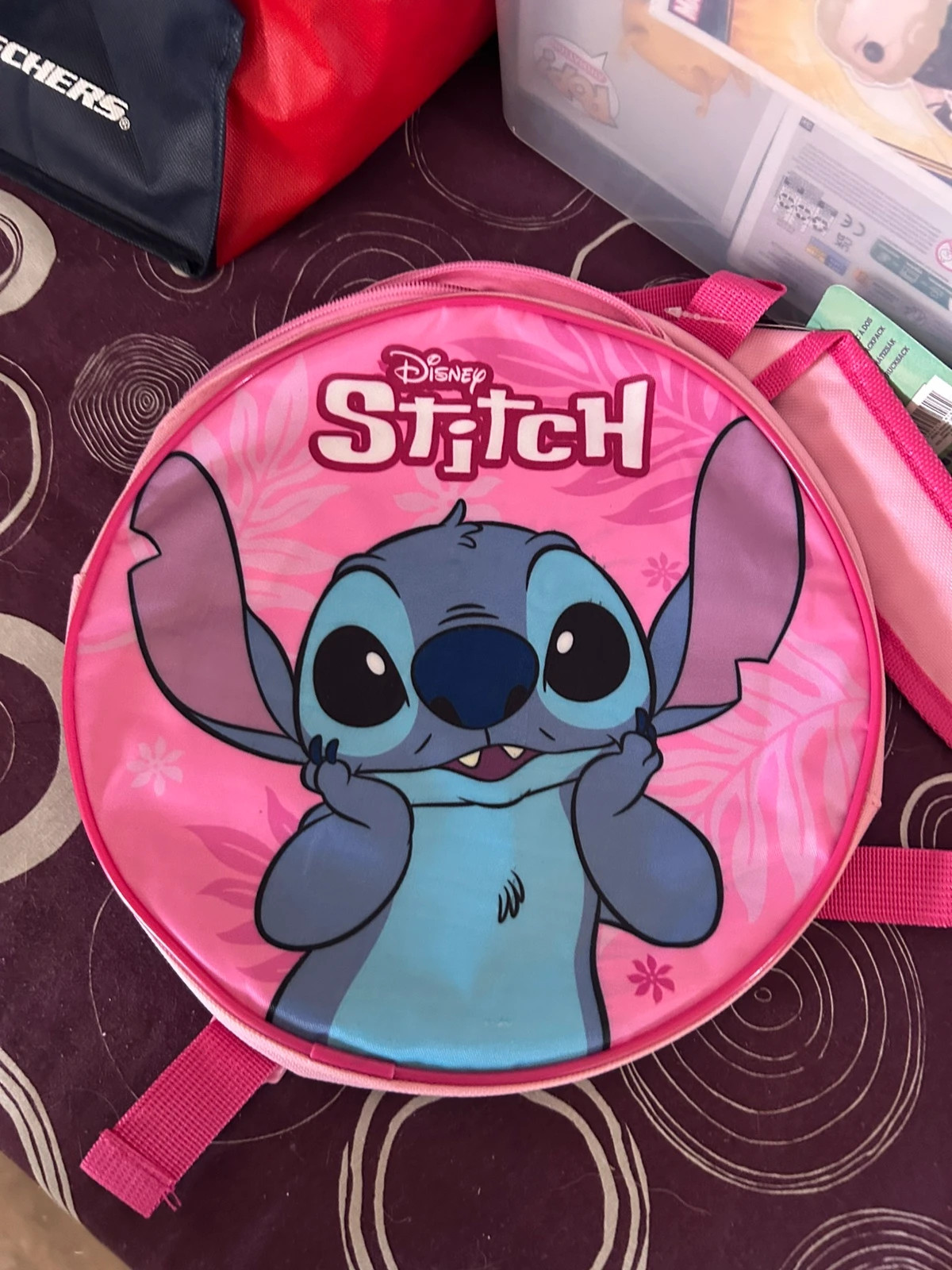 Mochila Stitch rosa