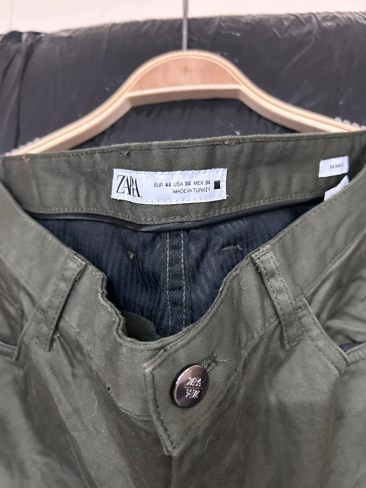 Pantalón verde Zara talla 46 – Zara – taille XXXL / 46 / 18 2