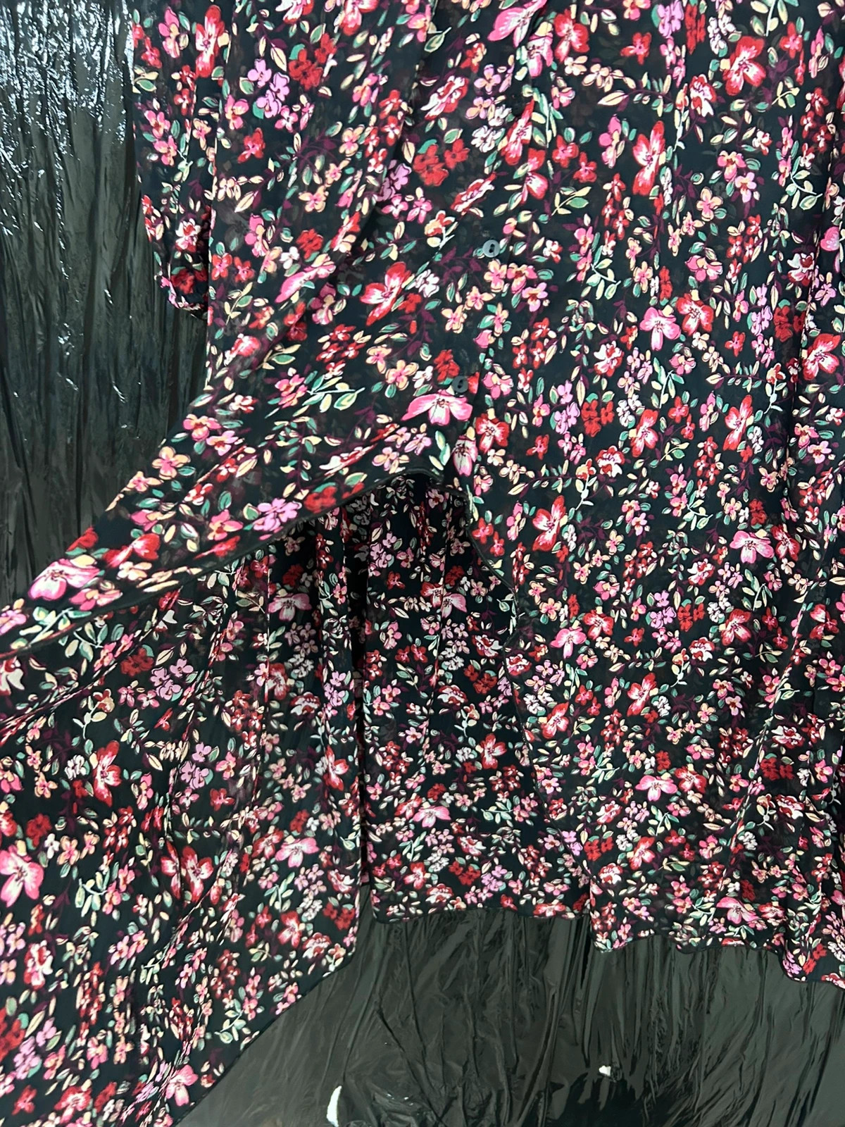 Vestido largo Stradivarius flores M – Stradivarius – taille M / 38 / 10 2