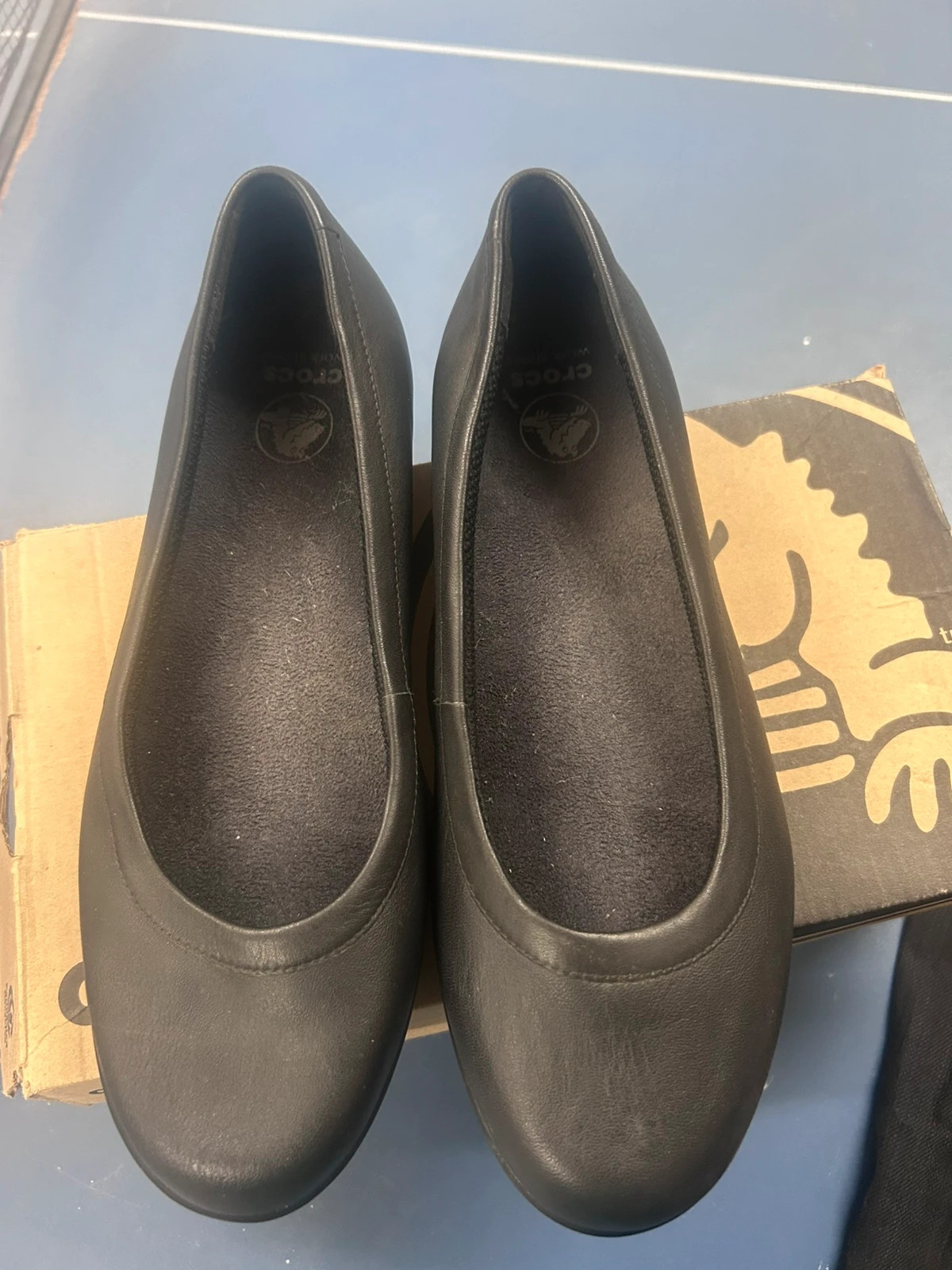 Bailarina Crocs negra 38
