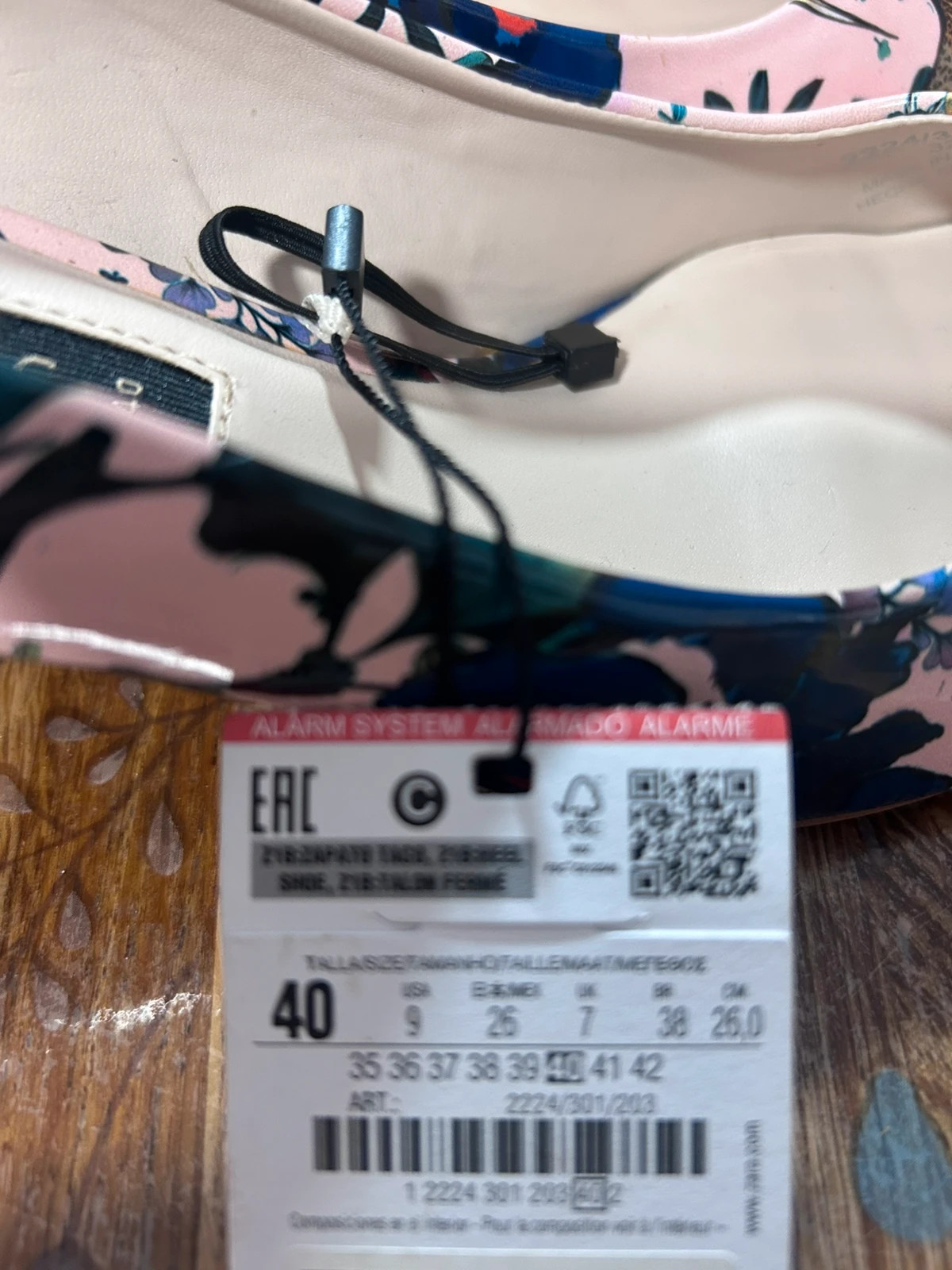 Zapatos Zara Talla 40 Estampado Floral – Zara – taille 40 5