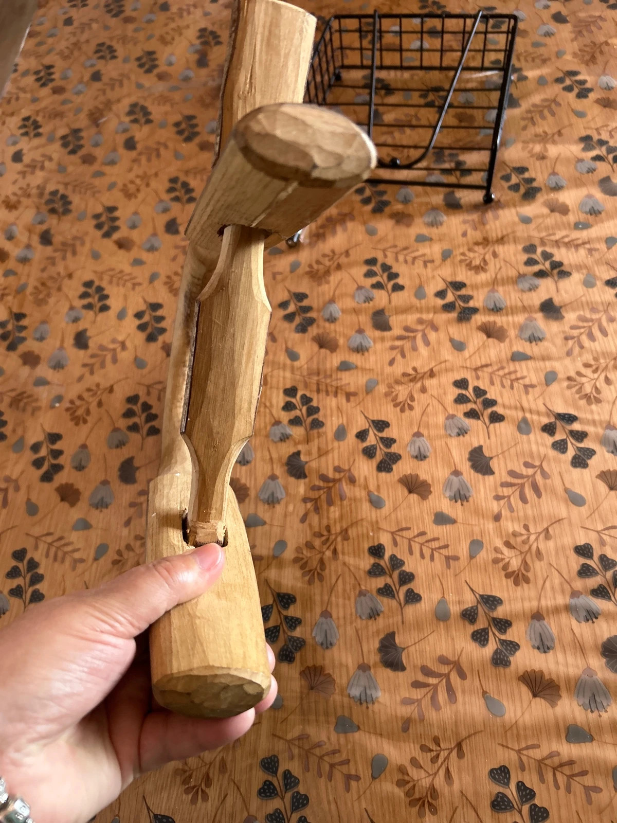 Yugo artesanal de madera 4