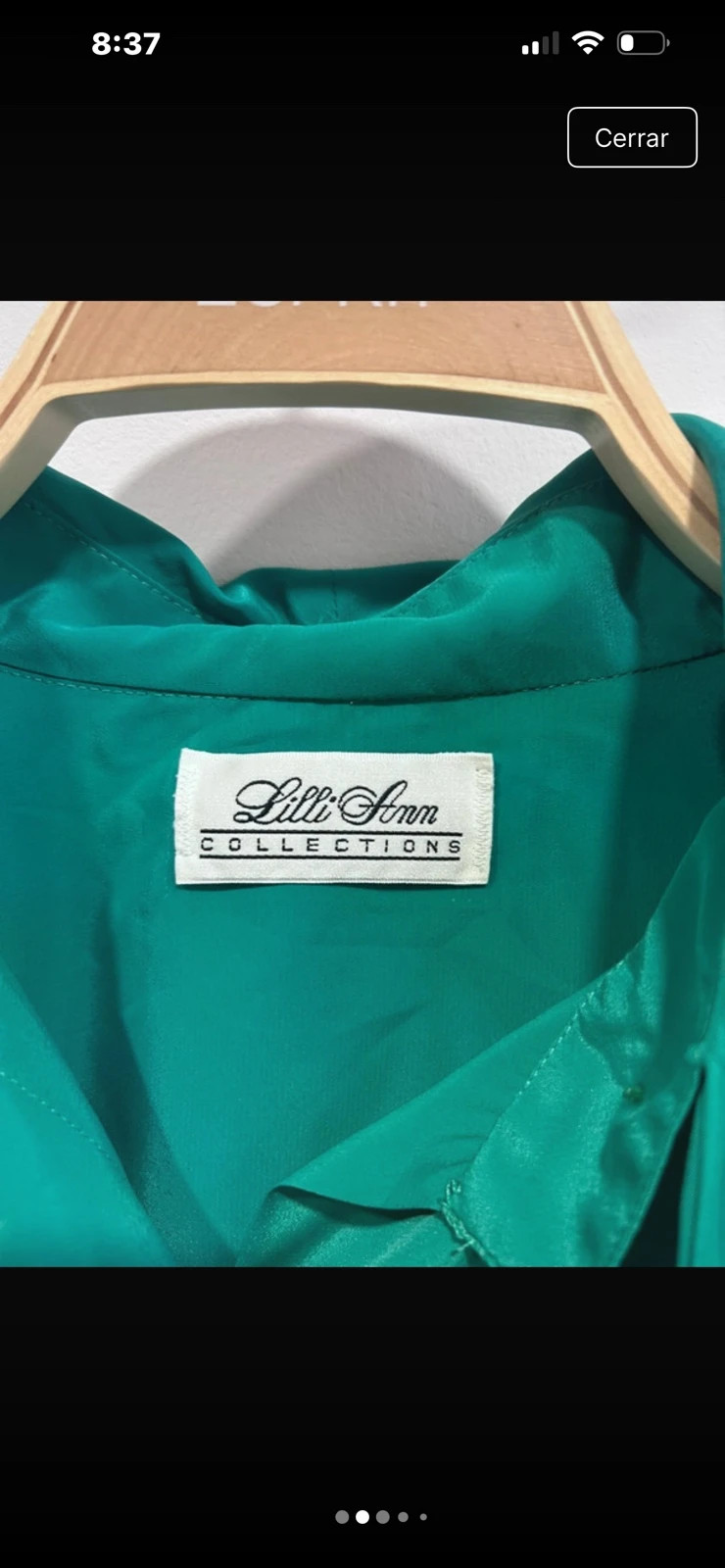 Camisa verde Lilli Ann – Lilly Ann – taille L / 40 / 12 2