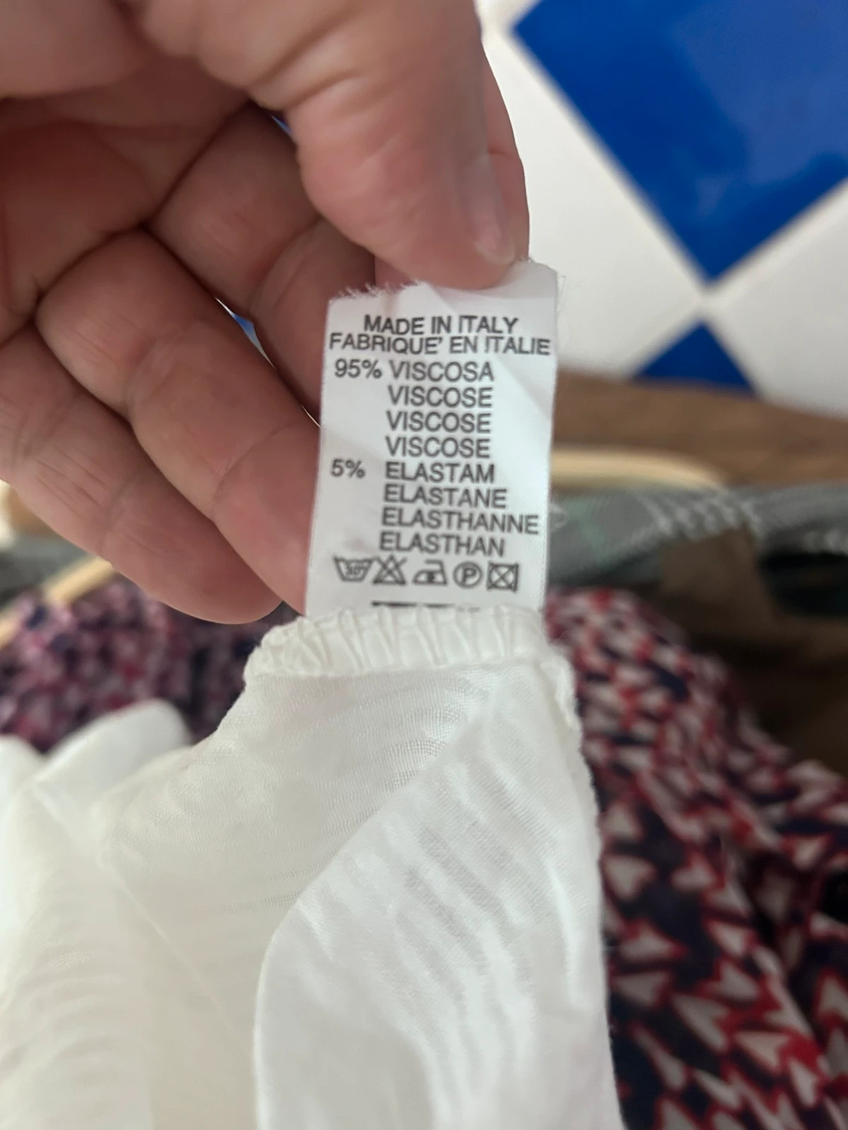 Falda blanca Made in Italy – taille 5XL / 50 / 22 5