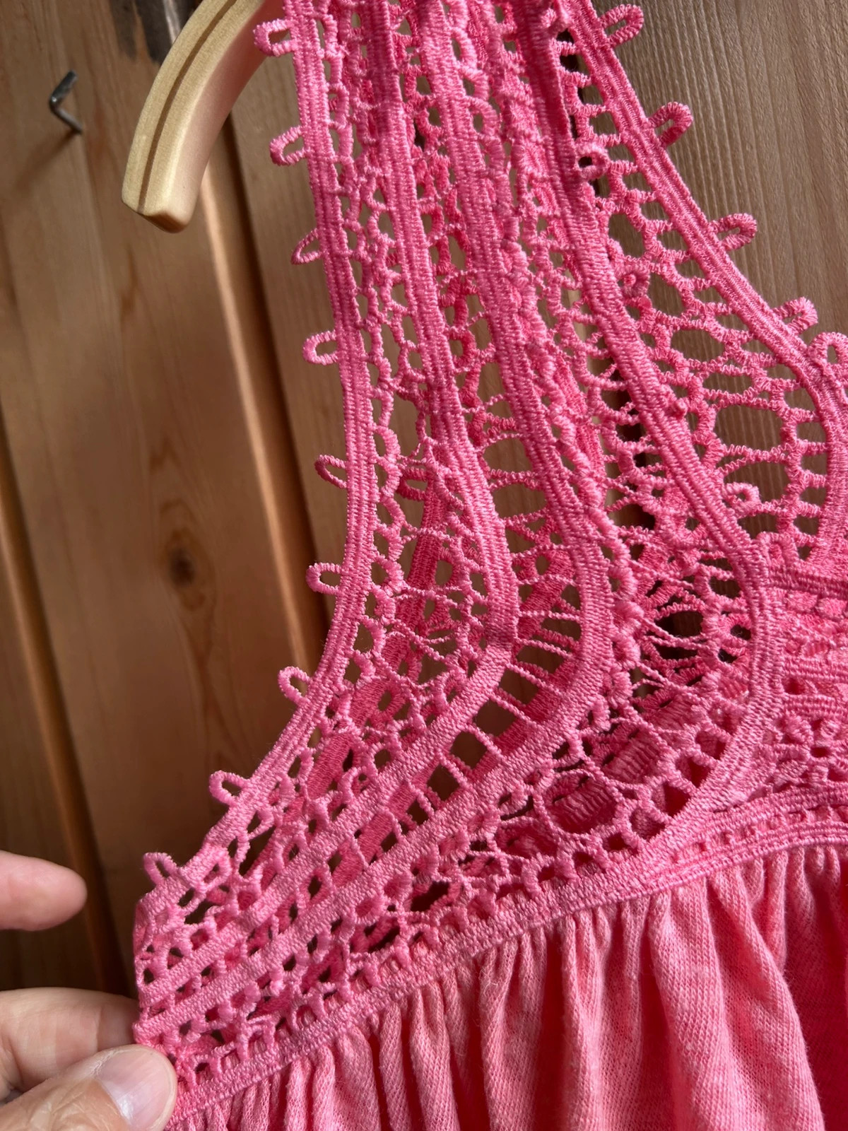 Camiseta rosa Gap crochet – GAP – taille S / 36 / 8 3
