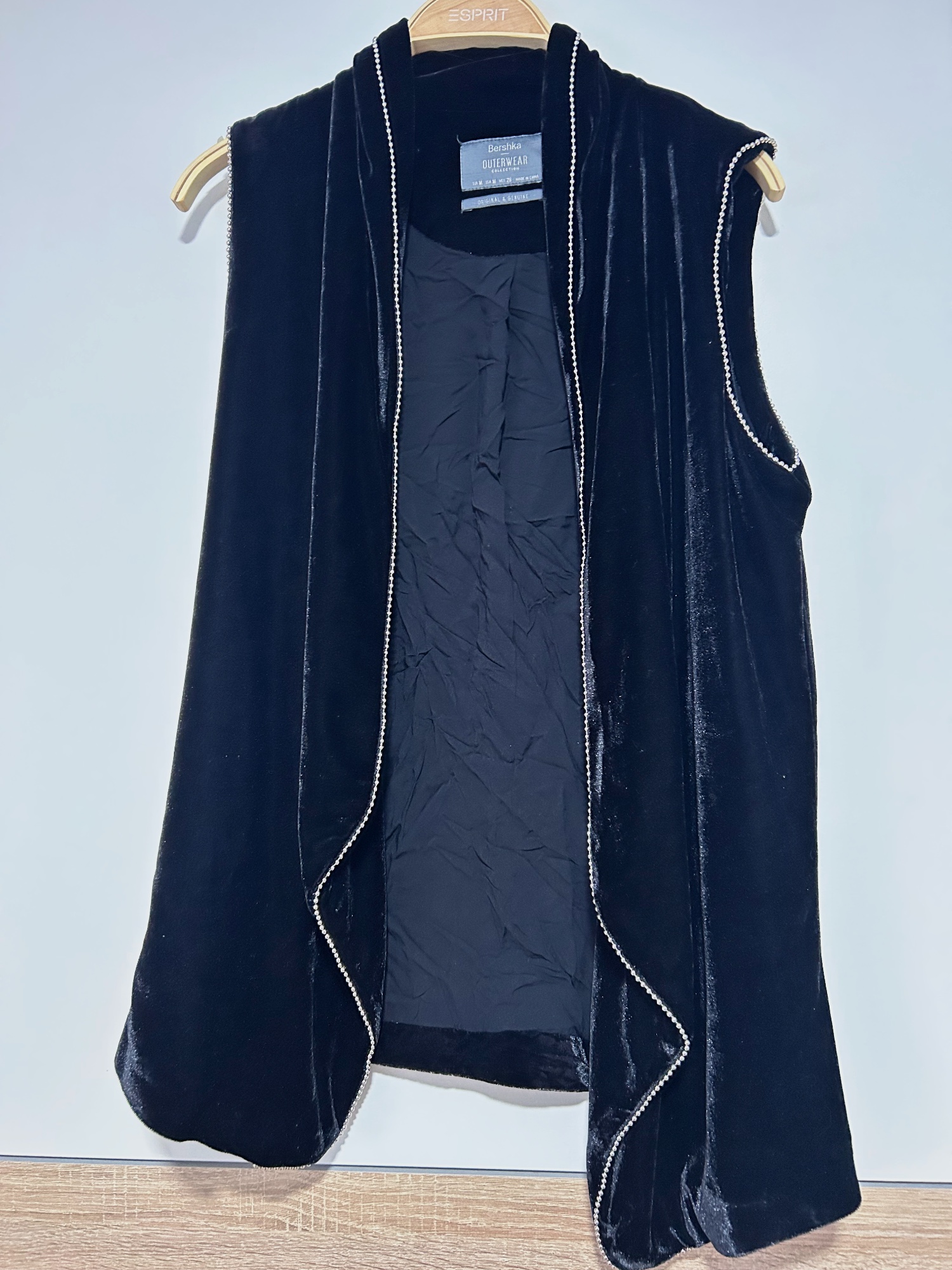 Chaleco ante negro Bershka – Bershka – taille M