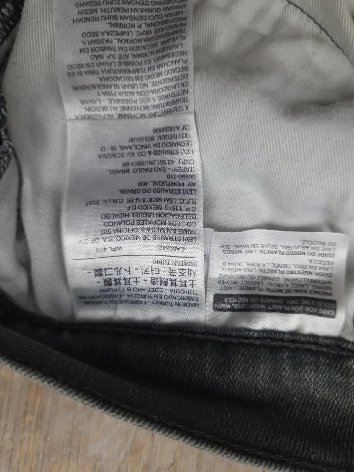Jean slim Levi's 511 W34 L32 gris – Levi's – taille 44 6