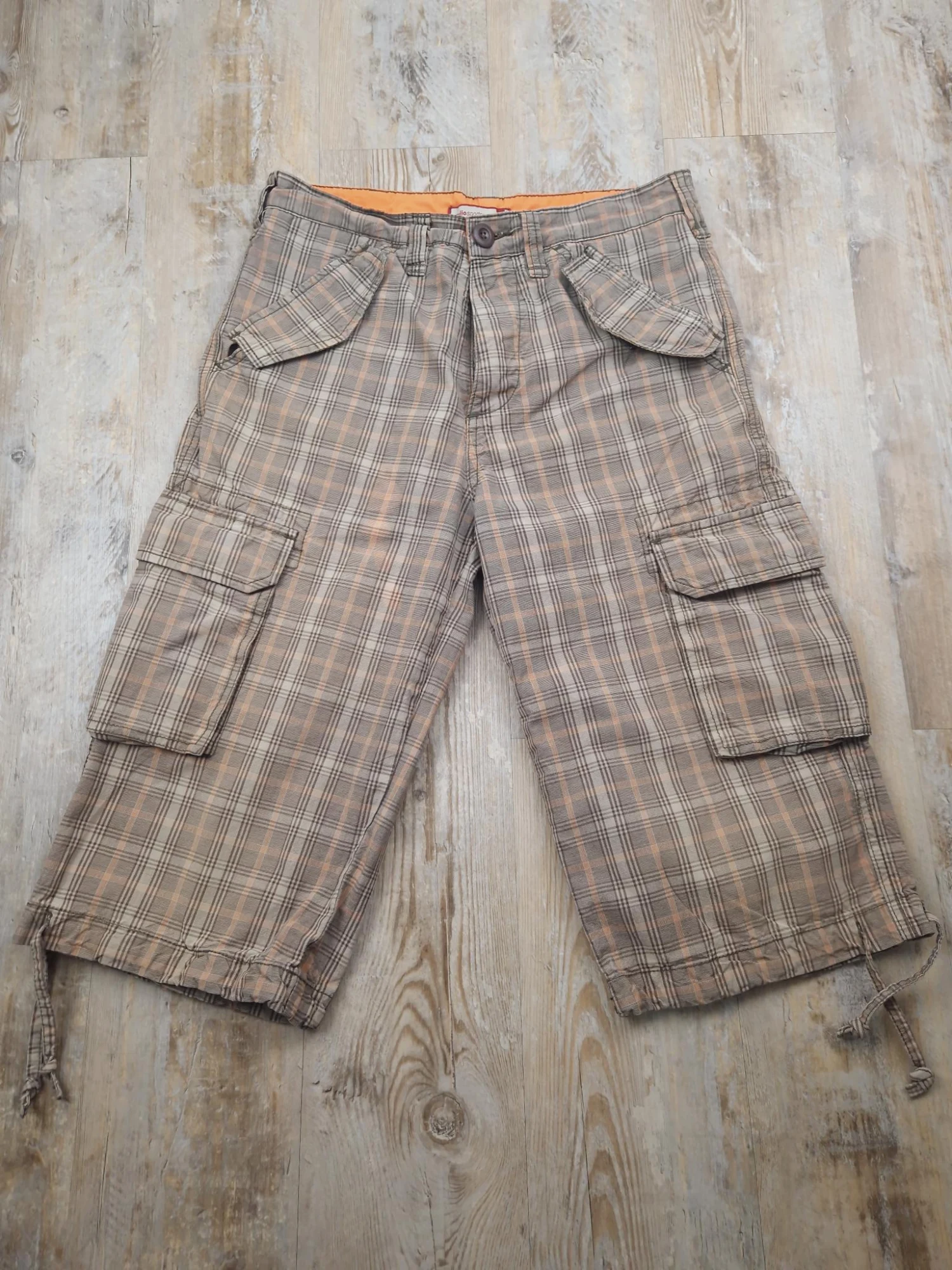 Bermuda cargo Celio à carreaux - taille 38