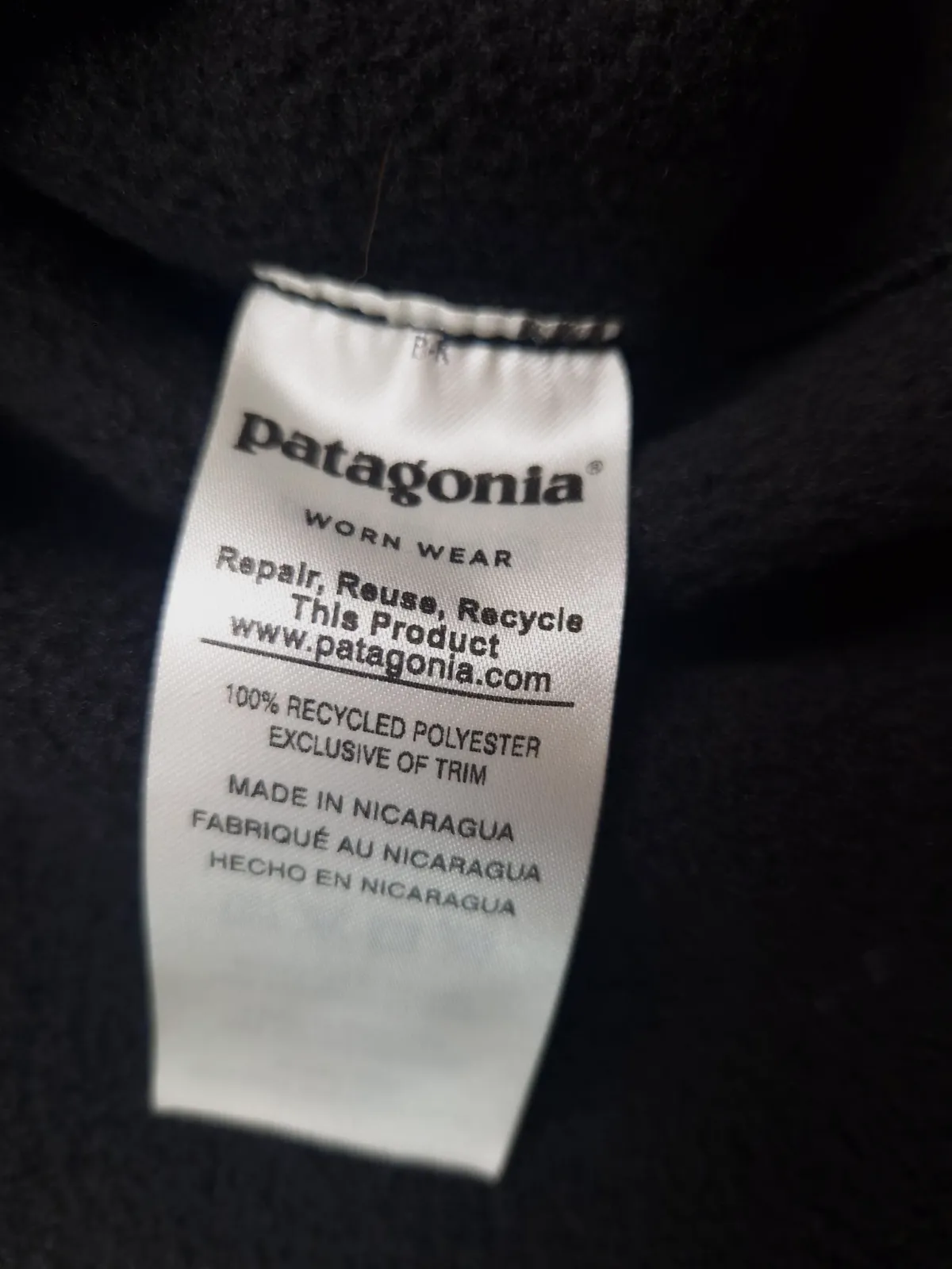 Gilet sans manches en polaire Patagonia noir – Patagonia – taille XL 6