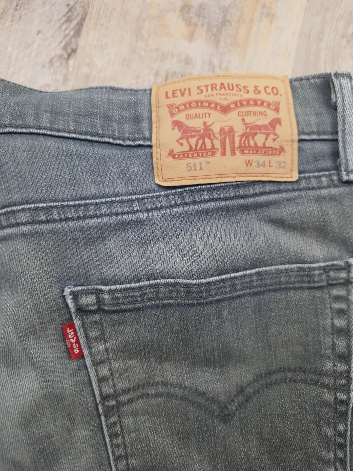 Jean slim Levi's 511 W34 L32 gris – Levi's – taille 44 2