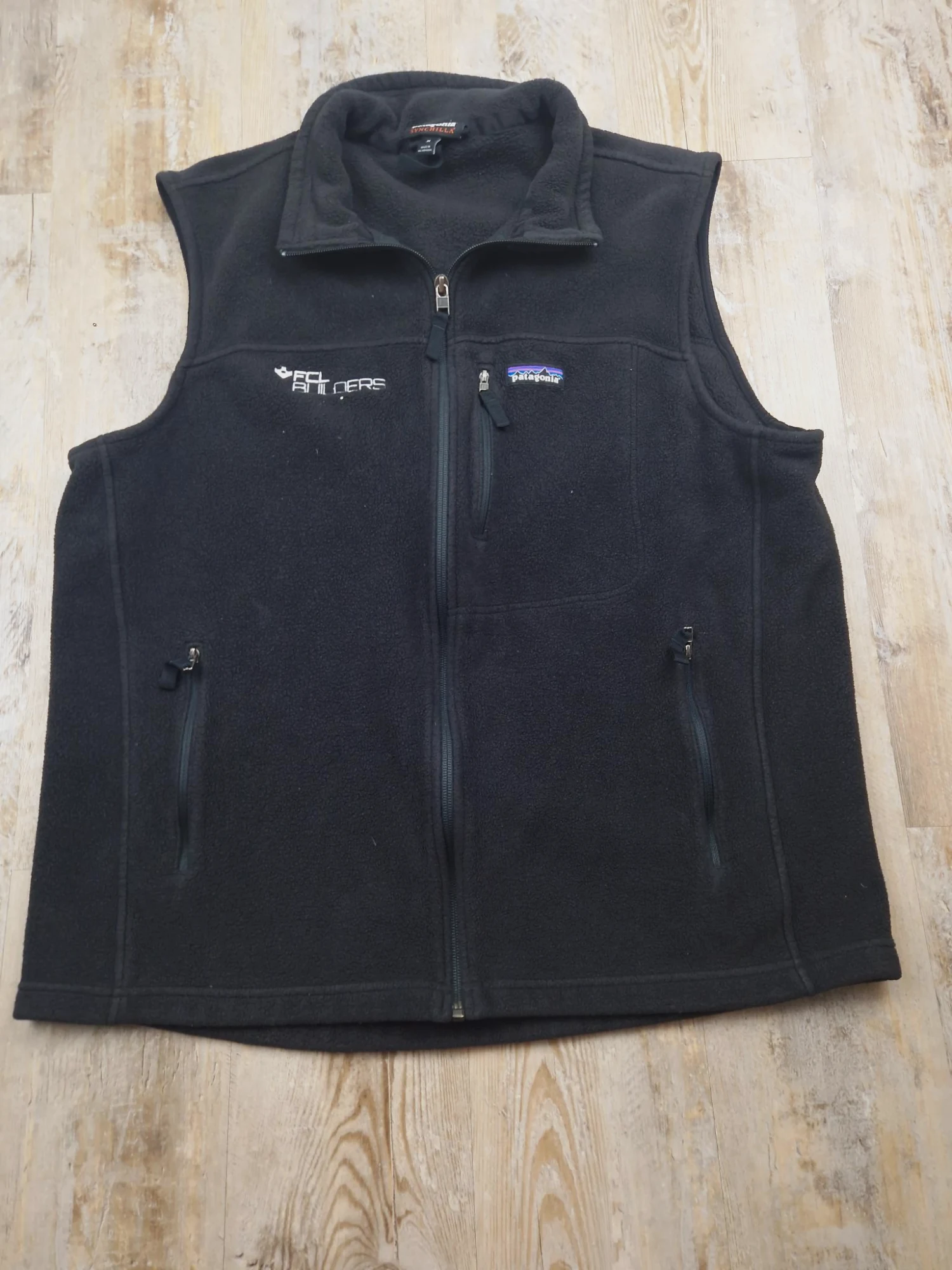 Gilet sans manches en polaire Patagonia Synchilla noir